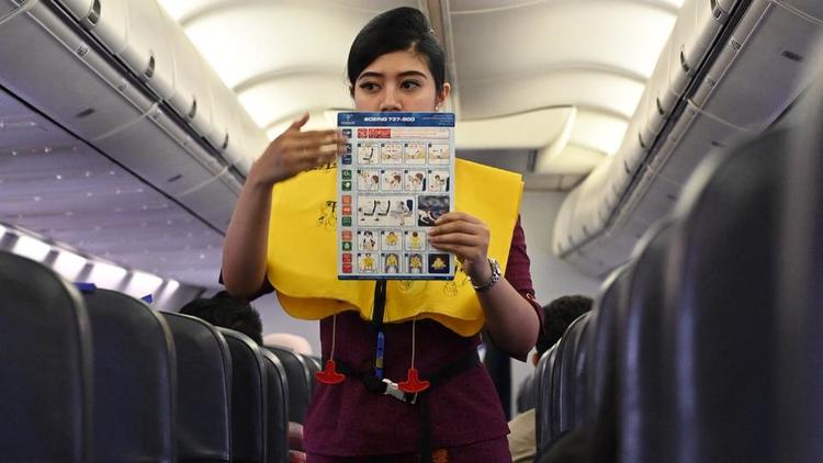 Position d'attente du personnel de cabine